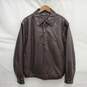 Round Tree & Yorke MN's Genuine Brown Leather Jacket Size M-T image number 1