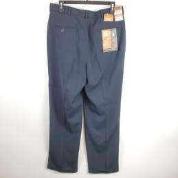 Haggar Men Navy Blue Dress Pants Sz 32 NWT alternative image