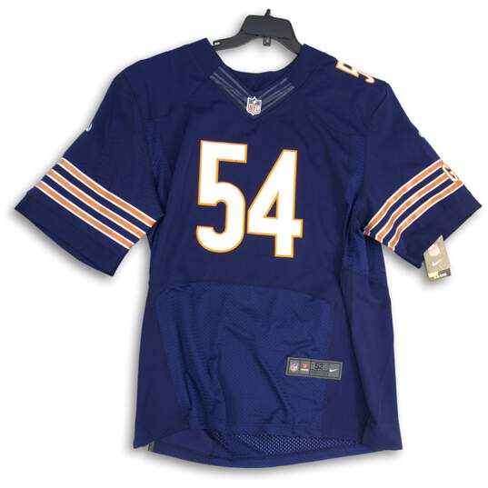 NWT Nike Mens Multicolor Chicago Bears Brian Urlacher #54 NFL Jersey Size 52 image number 1
