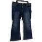NWT Womens Blue Medium Wash Denim Luxe Slim Fit Bootcut Jeans Size 22S image number 1