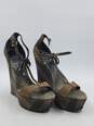 Authentic Burberry Amber Check Lingard Sandal W 10 image number 3