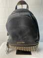 Certified Authentic Michael Kors Black Backpack w/Metal Studs' image number 1