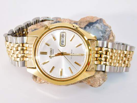 Buy the Vintage Seiko Automatic 17 Jewel Day/Date Men's Watch |  GoodwillFinds