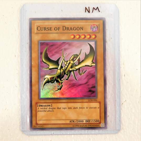 Yugioh TCG Curse of Dragon Super Rare Card LOB-066 NM image number 1