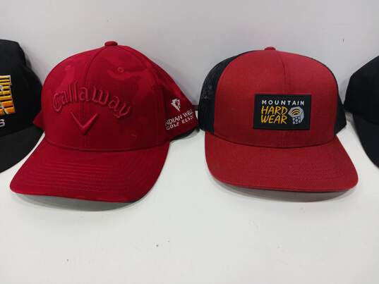 6PC Bundle of Assorted Baseball Cap Style Hat Bundle image number 4