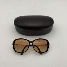 Womens Castilla M2456S Brown Black Oversized Square Sunglasses With Case