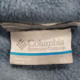 Columbia Men Blue Fleece Jacket XL