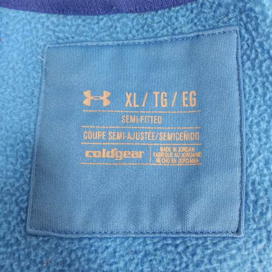 Under Armour Blue Pullover Hoodie Women's Size XL image number 4