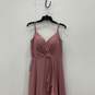 NWT Azazie Womens Ankita Light Purple Sweetheart Neck Back Zip A-Line Dress A8 image number 3