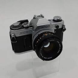 Canon AE-1 35mm Film Camera w/ Extra Lens, Flash & Bag alternative image