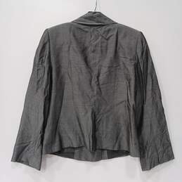 Ellen Tracey Women's Gray Suit Jacket Size 12P alternative image