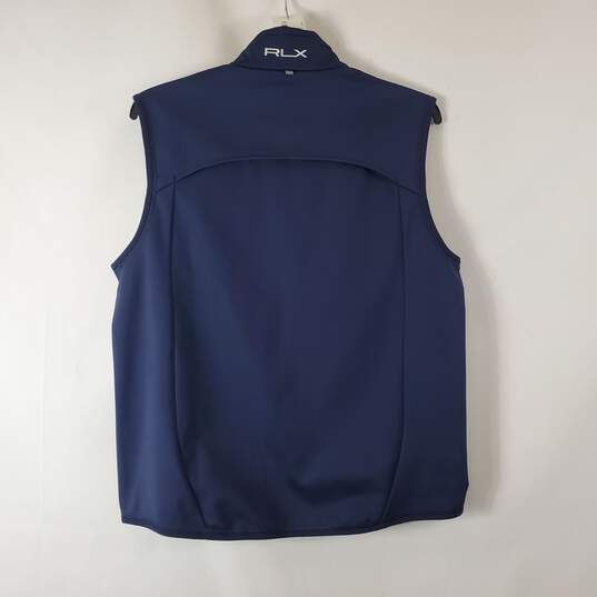 Ralph Lauren Men's Blue Vest SZ L image number 3