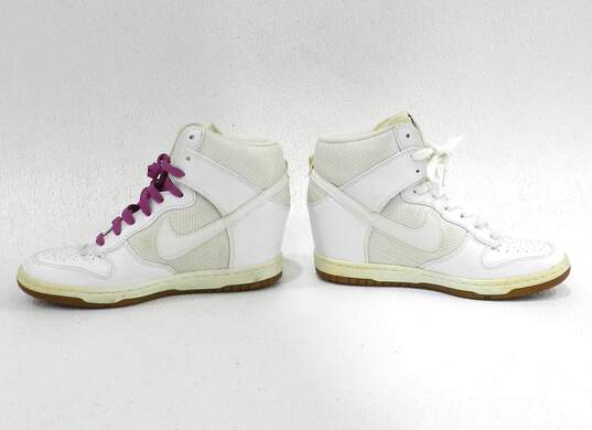 Nike Dunk Sky High White Gum Women's Shoe Size 8 image number 6