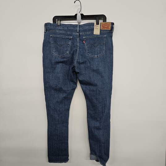 Denim Distressed Skinny Jeans image number 2