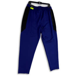 NWT Mens Blue Black Dri-Fit Drawstring Basketball Jogger Pants Size XL alternative image