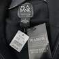 Jos A. Bank Men's Black 1/4 Zip Mock Neck Sweater Size M NWT image number 3