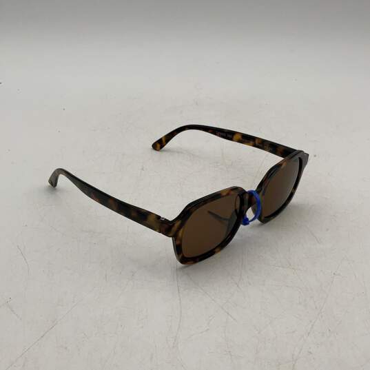 Ray-Ban Womens Peepers Brown Black Polarized Square Sunglasses w/ Case image number 5