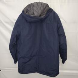 The North Face 550 Dryvent Navy Full Zip/Button Hooded Nylon Jacket Men's Size L alternative image