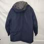 The North Face 550 Dryvent Navy Full Zip/Button Hooded Nylon Jacket Men's Size L image number 2