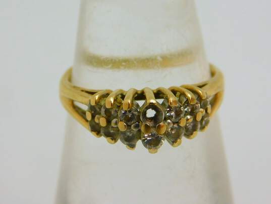 14K Yellow Gold 0.32 CTTW Diamond Ring- For Repair 2.2g image number 1