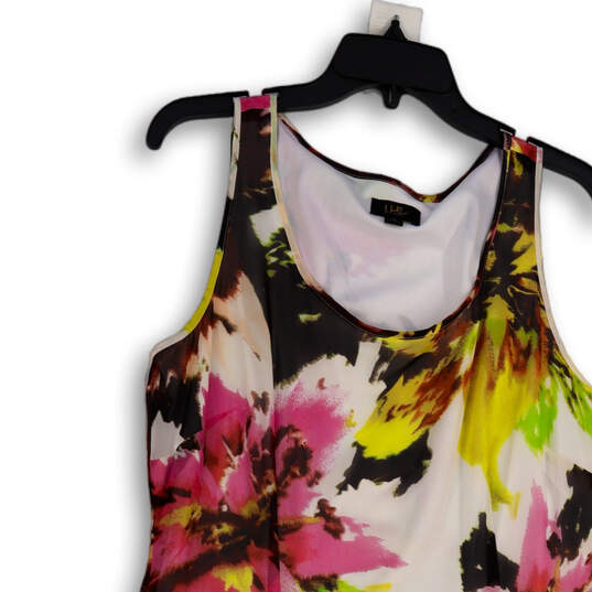 NWT Womens Multicolor Floral Sleeveless Scoop Neck Fit & Flare Dress Sz 10 image number 3