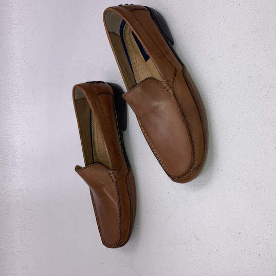 NIB Mens 4985339 Brown Leather Driving Moc Slip-On Loafer Shoes Size 13 M image number 1