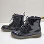 Dr. Martens 1460 J Patent Leather Black Lace Up Boots w/ Zip Size 4M/5L image number 3