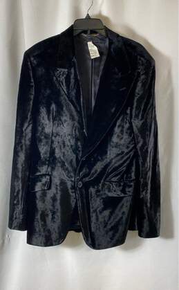 Dolce & Gabbana Black Velvet Jacket - Size 52 (US XL)