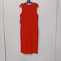 New York & Company 7th Avenue Design Studio Orange Dress Size Large image number 2