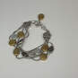 Designer Brighton Two-Tone Mediterranean Snake Chain Bracelet With Box image number 2
