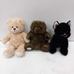 Bundle of 3 Assorted Build-A-Bear Workshop Plush Toys