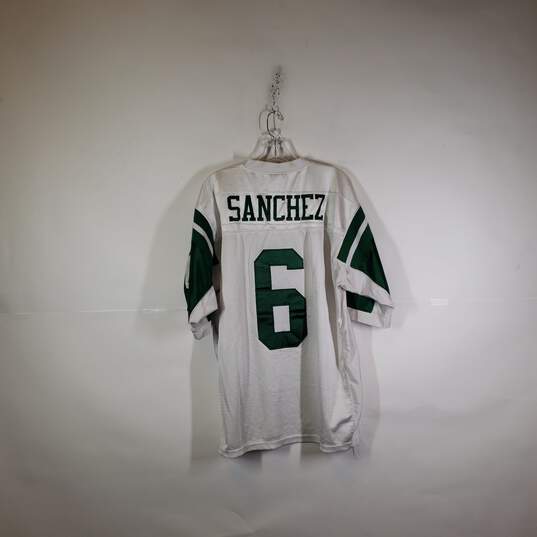 Mens New York Jets Mark Sanchez V-Neck Football-NFL Pullover Jersey Size 52 image number 2