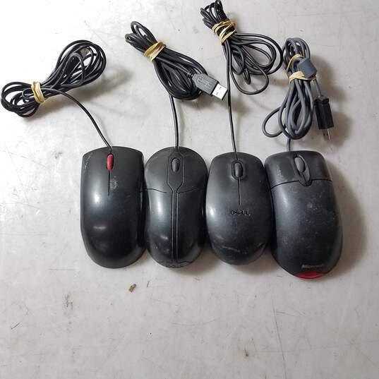 Lot of Four computer mice image number 1