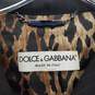Dolce & Gabbana Wms Charcoal Grey Wool Striped 2PC Suit Size 40 AUTHENTICATED image number 3