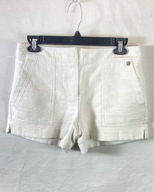 Trina Turk White Shorts - Size 6 image number 1