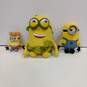 Bundle of 3 Assorted Illumination & Ty Despicable Me Minions Plushies image number 1