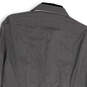 NWT Mens Gray Spread Collar Pockets Long Sleeve Button-Up Shirt Size 15.5 image number 4