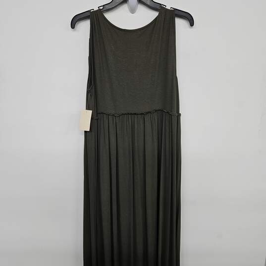 Coldwater Creek Green Sleeveless Maxi Dress image number 2