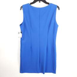 Ronni Nicole Women Blue Sheath Dress Sz 12P NWT alternative image