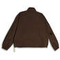 NWT Womens Brown Long Sleeve Half-Zip Windbreaker Jacket Size XL image number 2