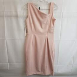 Light pink Calvin Klein sleeveless sheath dress 6 petite nwt