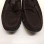 Tod's Brown Suede Driving Penny Loafers Men's Size 9 image number 8