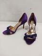 Badgley Mischka Purple Pump Style Slip-On Heels Size 6.5 image number 1