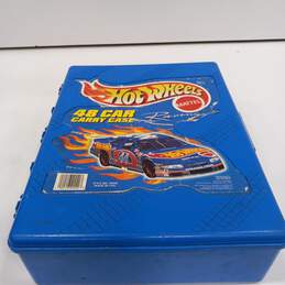 Bundle of 39 Assorted Mattel Hot Wheels Toy Cars w/48 Car Capacity Carrying Case