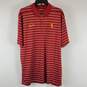 Nike Men Red Stripe Polo Shirt XL NWT image number 1