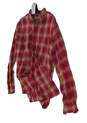Mens Multicolor Plaid Long Sleeve Button Up Shirt Size Large image number 2