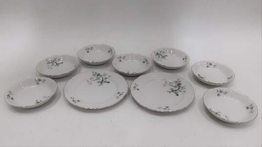 Vintage Fine China Japan Chrysanthemum Bread Plates & Bowls image number 1