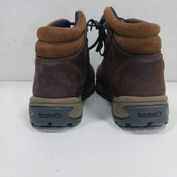 Timberland Pro Series Steel Toe Leather Brown Boots Size 9.5W alternative image
