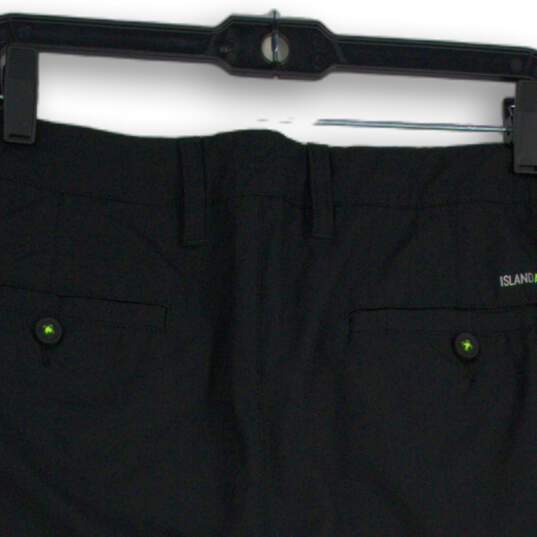 NWT Tommy Bahama Mens Black Flat Front Cayman Cargo Shorts Size 33 image number 4