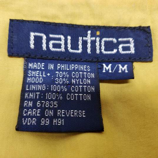 Nautica Challenge J-Class Cotton Blend Purple & Yellow Jacket Men's M image number 4